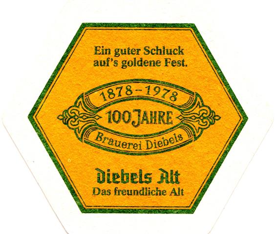 issum kle-nw diebels alt orange 2b (6eck195-100 jahre 1978-grngelb) 